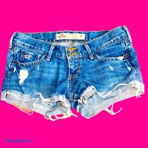 HOLLISTER Women’s Stretch Shorty Denim Shorts - 0